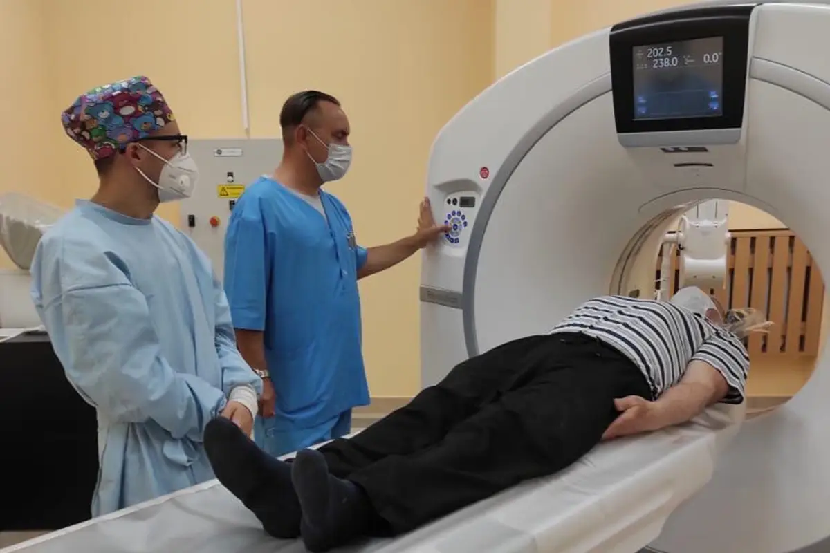 В Гусевской больнице начались исследования на новом компьютерном томографе